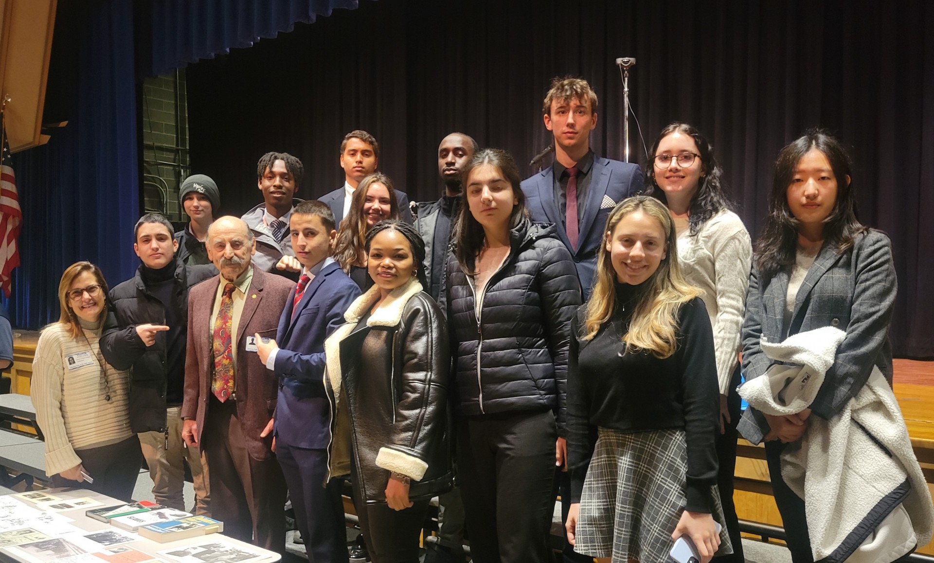 Hoosac Students Meet Holocaust Survivor Ivan Vamos and Learn First Hand About Courage and Resiliency