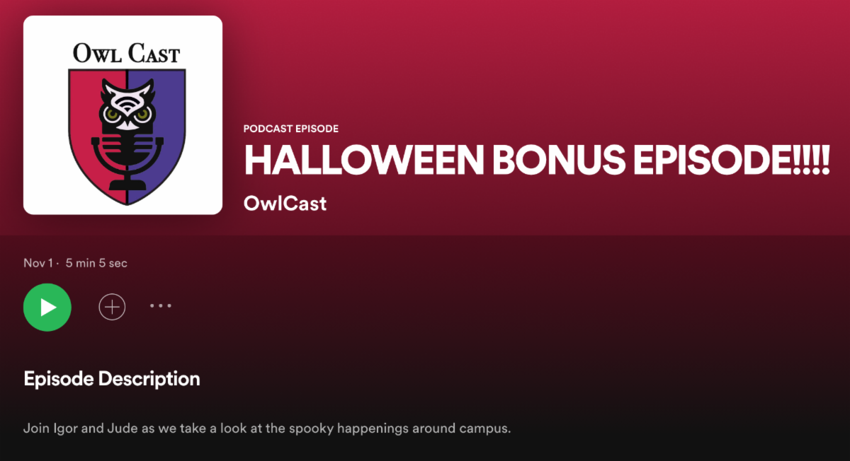 OwlCast Releases A Very Hoosac Halloween Special 